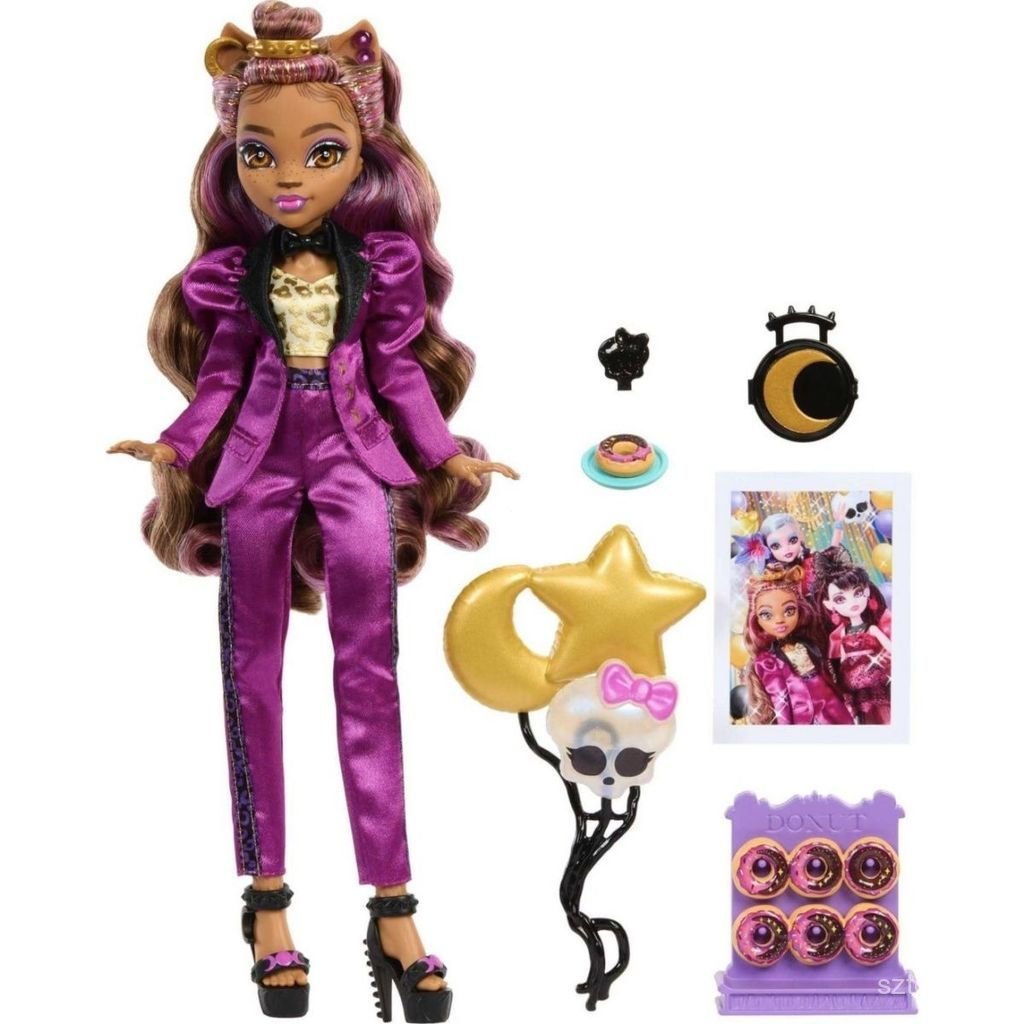 Monster High Monster High School clawdeen Wolf Doll Wolf Lady Holiday Dress Up Series Doll