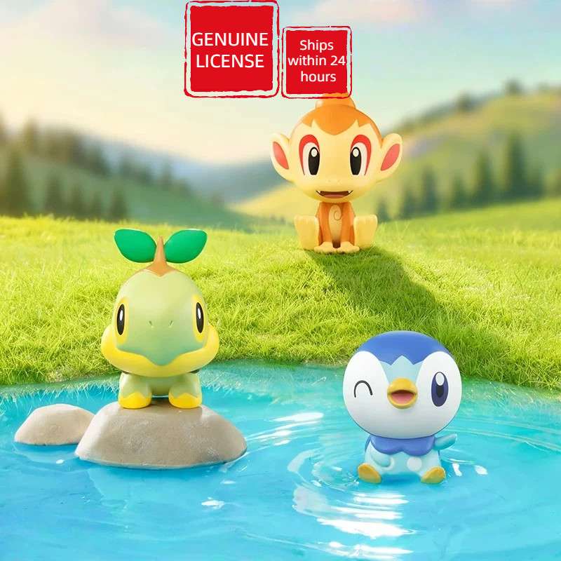 Funism Pokémon First Partners ซีรีส์ ฟิกเกอร์โปเกมอนสตาร์ทเตอร์ทุกเจเนอเรชัน กล่องสุ่ม น่ารัก ของสะสม ของขวัญสำหรับแฟนๆ