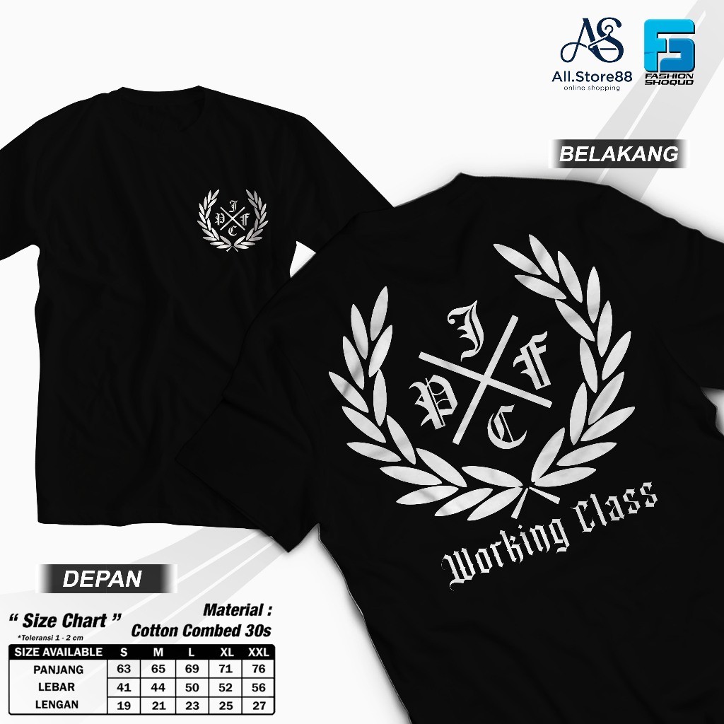 เสื้อยืด Working Class Persija The Jak เสื้อยืด Worker Class