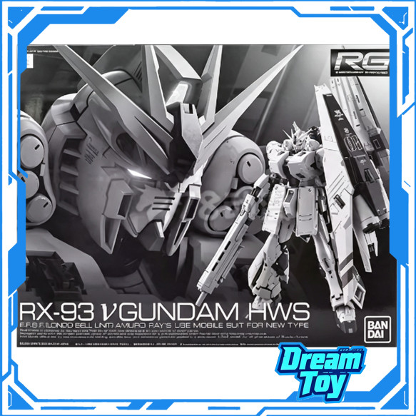 Bandai RG RX-93 Nu Gundam HWS – สเกล 1/144 | Mobile Suit Gundam: Chars Counterattack | ชุดโมเดลมีท่า
