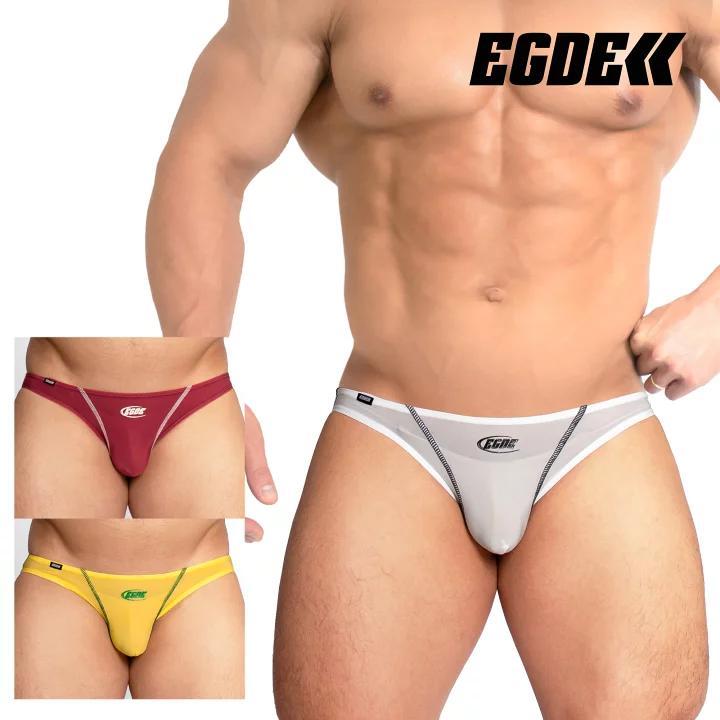 ⭐โลกคนมีสไตล์⭐คลังสินค้าพร้อม 4098 Made in Japan EGDE กางเกงในชายเอวต่ําด้านหลังซิปไนลอน Spandex วัส