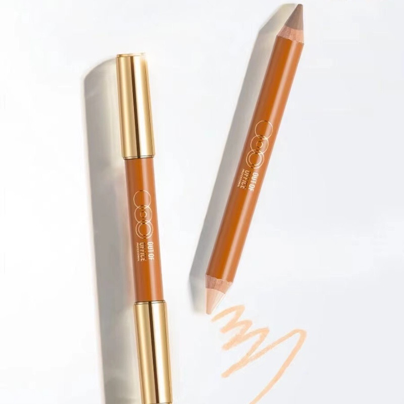 热卖Outofoffice ปากกาไฮไลท์ปลายคู่ Contouring Person Medium Pen Small Crayon Shadow Highlight Brighten