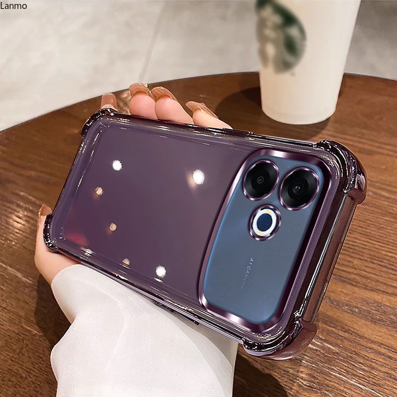 สําหรับ oppo a6spro สี่มุมกันกระแทกมาพร้อมกับ TPU Soft เคสป้องกัน