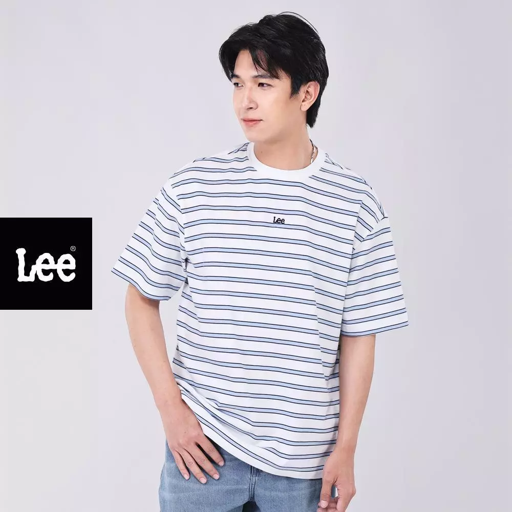 LEE เสื้อยืดแขนสั้นผู้ชาย Loose รุ่น LE S526MTSSN40 สีขาว