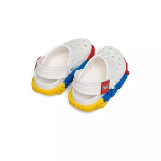 CROCS รองเท้าลำลองเด็ก LEGO® CREATIVITY CLOG - WHITE