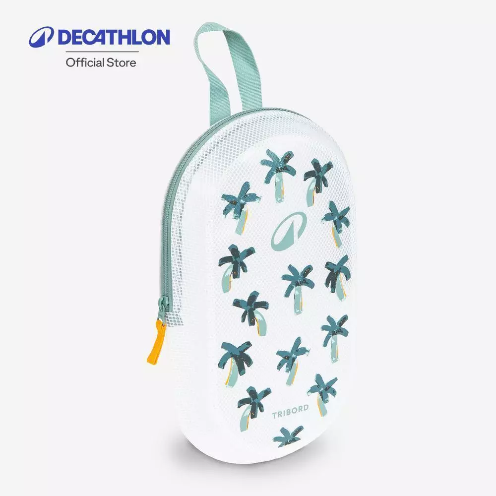 Decathlon Waterproof Swimming Pouch 6L Transparent ถุงเก็บของว่ายน้ำขนาด 6 ลิตร (แบบใส) - Green