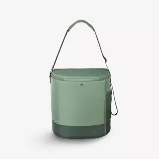 Decathlon Flexible, Insulated, Compact Cooler Box For Camping กระเป๋าเก็บความเย็นแบบนิ่ม รุ่น 100 ความจุ 30 ลิตร - Green