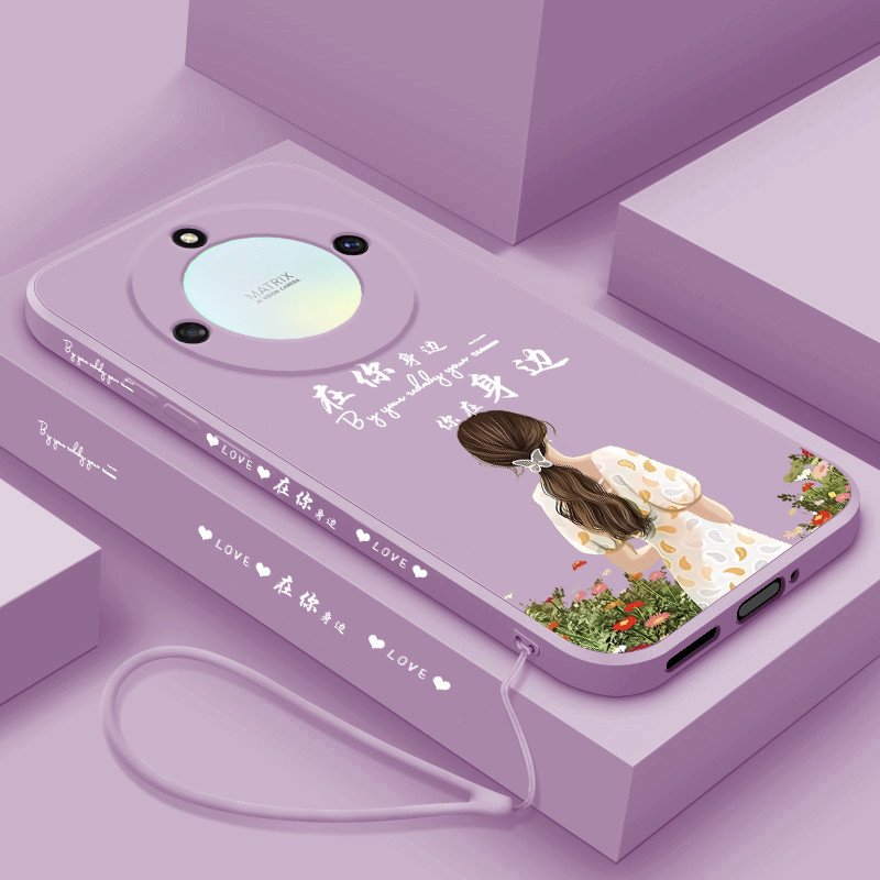 เหมาะสําหรับ Huawei Honor x40 เคสโทรศัพท์สไตล์ใหม่สไตล์หญิง Honor x40 เคสป้องกัน HONER ขอบตรงที่ไม่ซ