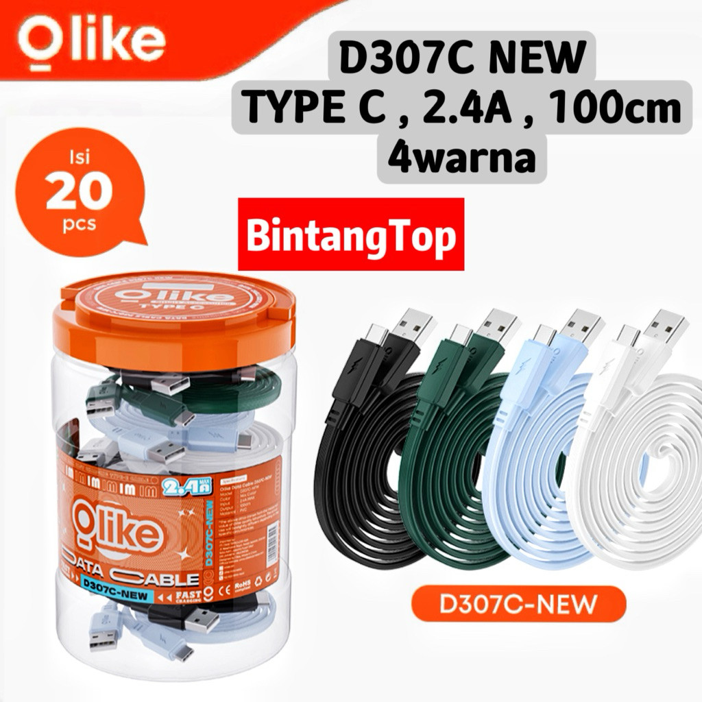 OLIKE D307M D307C D307L ใหม่ / OLIKE D307M MICRO USB data cable, D307C TYPE C, D307L LIGHTNING 2.4A 