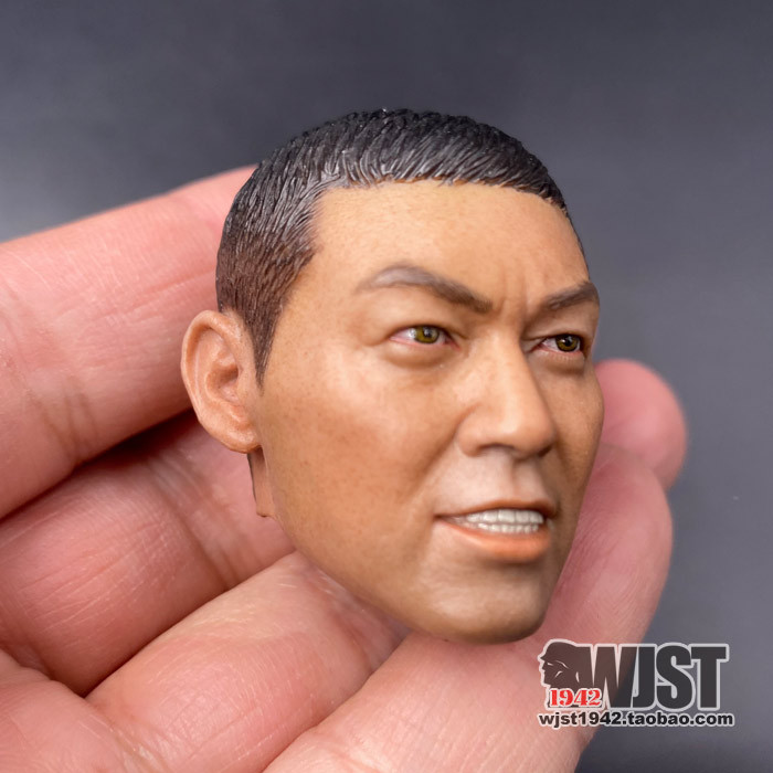 ทหาร 1942 mini ครั้ง M035 1/6 Songhu Club War 88 Asian Head Sculpture รุ่น 2L3A