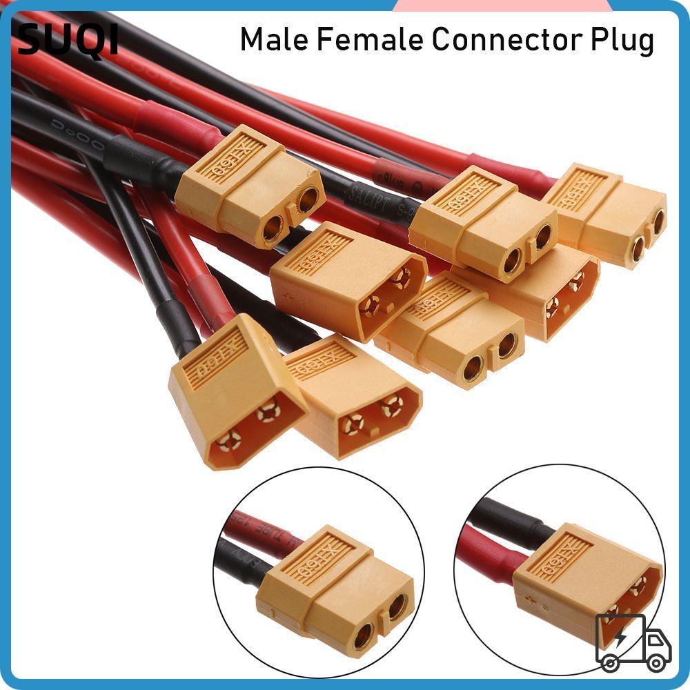 SUQI Cable Dual Extension อะไหล่คุณภาพสูง 12 AWG/14 AWG สายไฟหญิง/ชาย