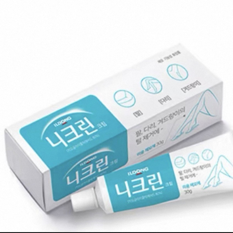 เกาหลีท้องถิ่น Nitto Ildong Ildong Body ครีมกําจัดขน 30g ขาใต้วงแขนเหมาะสําหรับผู้ชายผู้หญิง 8.15