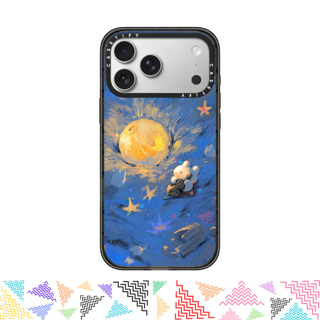 เคสมือถือ CASETiFY | Night Melody [HAPPYYU] For iPhone Samsung แท้ พร้อมส่ง เคสกันกระแทก
