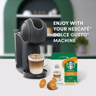 STARBUCKS BY NESCAFE DOLCE GUSTO CARAMEL MACCHIATO 12แคปซูล/กล่อง (3กล่อง)