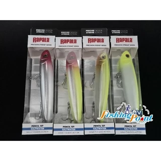 เหยื่อปลอม Precision Extreme Rapala Pencil 127 / 127EXO เหยื่อปลอมผิวน้ำ เพนซิล 12.7cm ตกปลาสาก กระพง