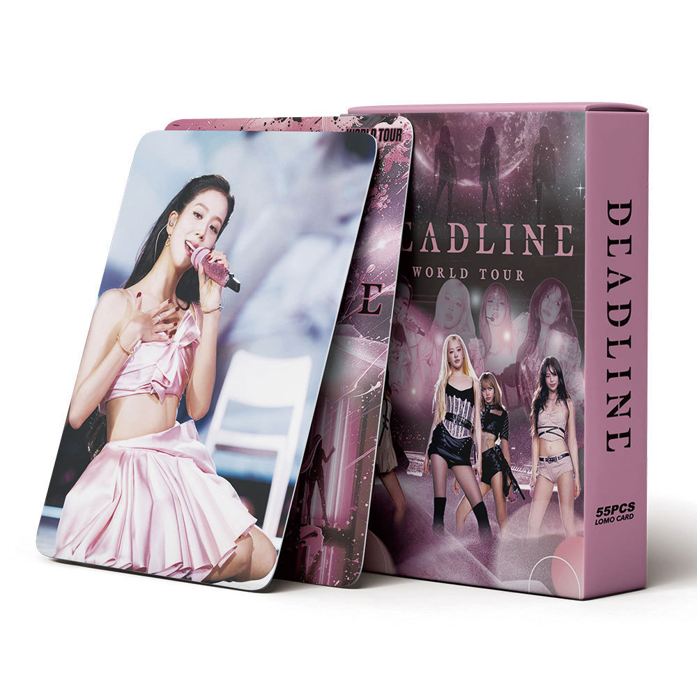 K Kpop BP Photocard 2025 World Tour DeadLine สินค้า Photocard JENNIE สนับสนุนการ์ด ROSE