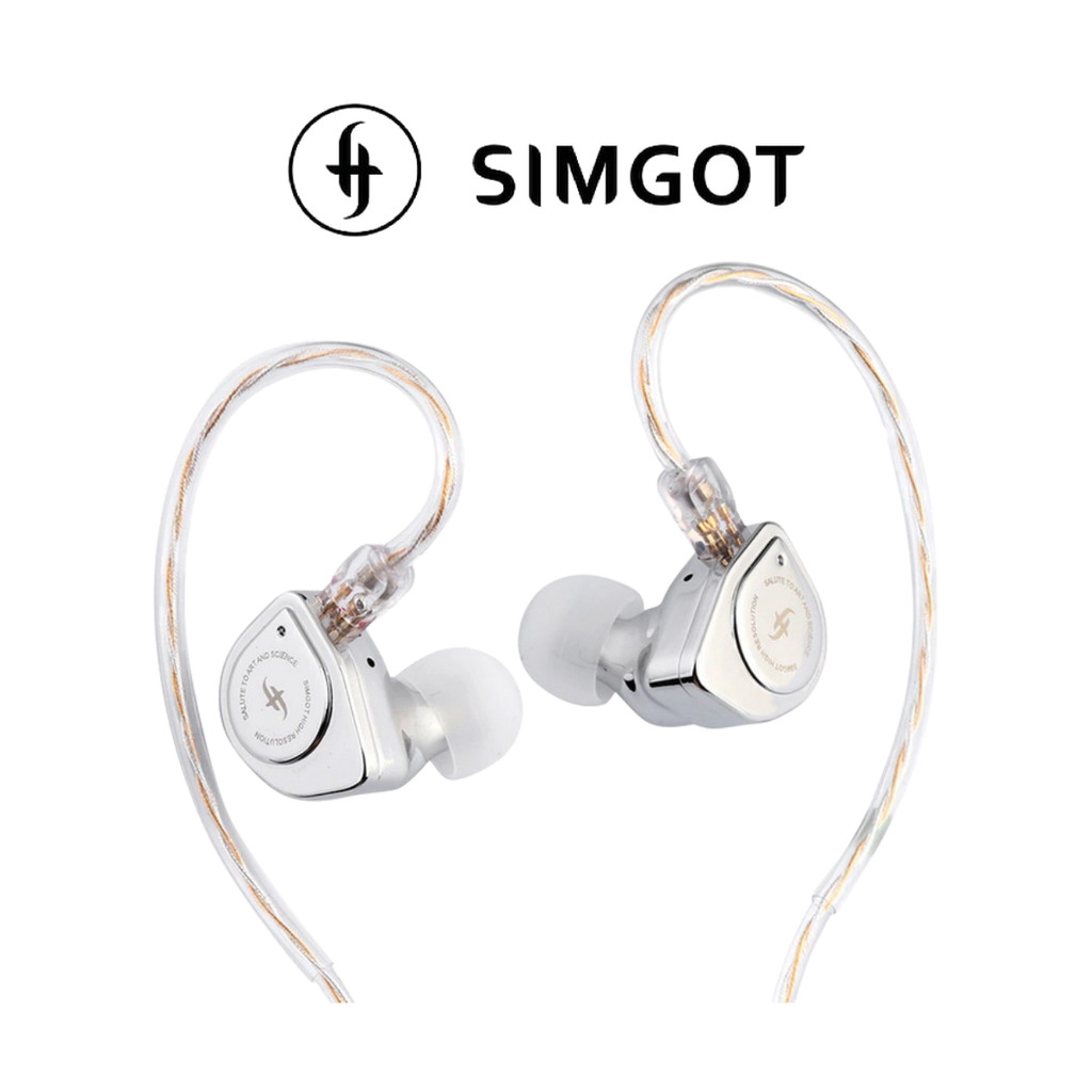 Simgot EW200 หูฟัง Dynamic 1 ไดรเวอร์ บอดี้โลหะ รองรับ Hi-Res รับประกัน 1 ปี