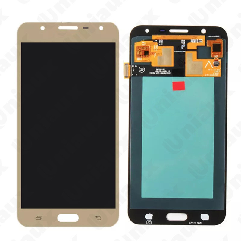 เหมาะสําหรับ Samsung J7 ชุดหน้าจอ Samsung J700 J700F J700K LCD ภายในจอแสดงผลแบบบูรณาการภายนอก