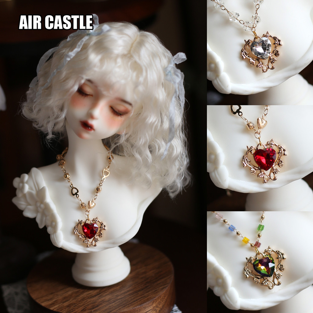 3 คะแนน BJD Baby ID75 ใช้สร้อยคอหัวใจหนามสร้อยคอยาวโซ่เสื้อกันหนาว
