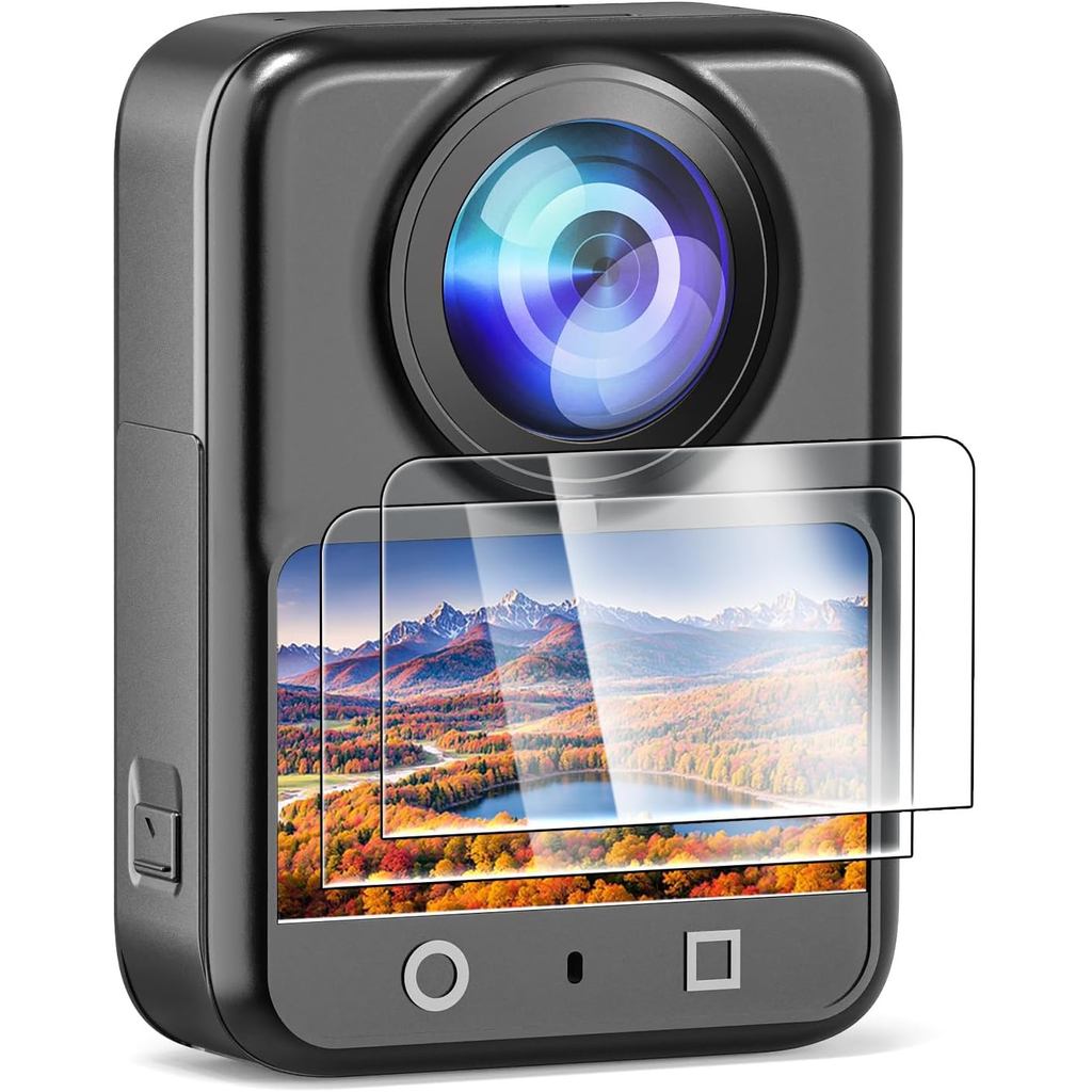 1-3PCS สําหรับ DJI OSMO 360 กล้อง LCD ป้องกันหน้าจอ HD แก้วสําหรับ DJI OSMO 360 II ฟิล์มกระจกนิรภัย