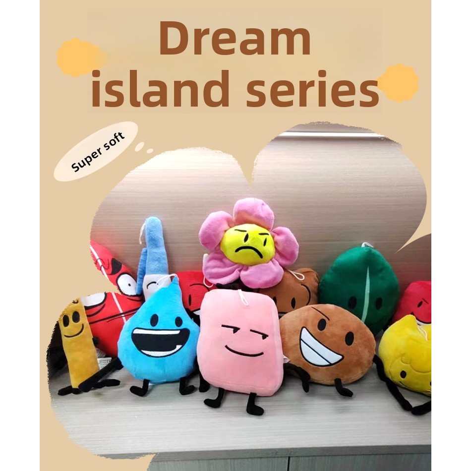 BFDI Battle สําหรับ Dream Island ตุ๊กตาของเล่นการ์ตูนตุ๊กตายัดไส้ตุ๊กตา Plushie ของขวัญสะสมสําหรับแฟ
