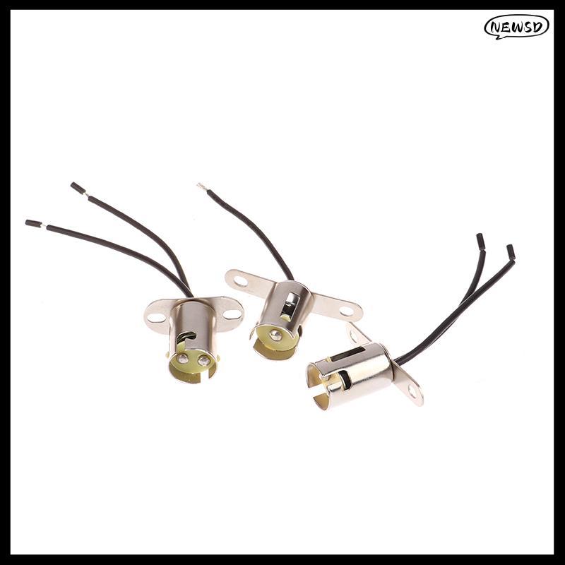 NEWSD BA15D BA15S ฐานโคมไฟ BA15D โคมไฟ BAY15D ฐาน 1156 โคมไฟฐาน 1157 โคมไฟ BA15D DIY เรือผู้ถือ DDC