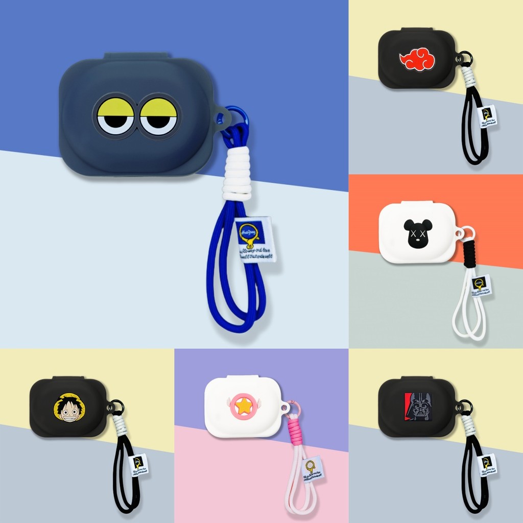 Suitable for Nothing Ear (a) Case Cute Lanyard Cartoon Silicone Soft Case for Nothing Ear a Shockpro