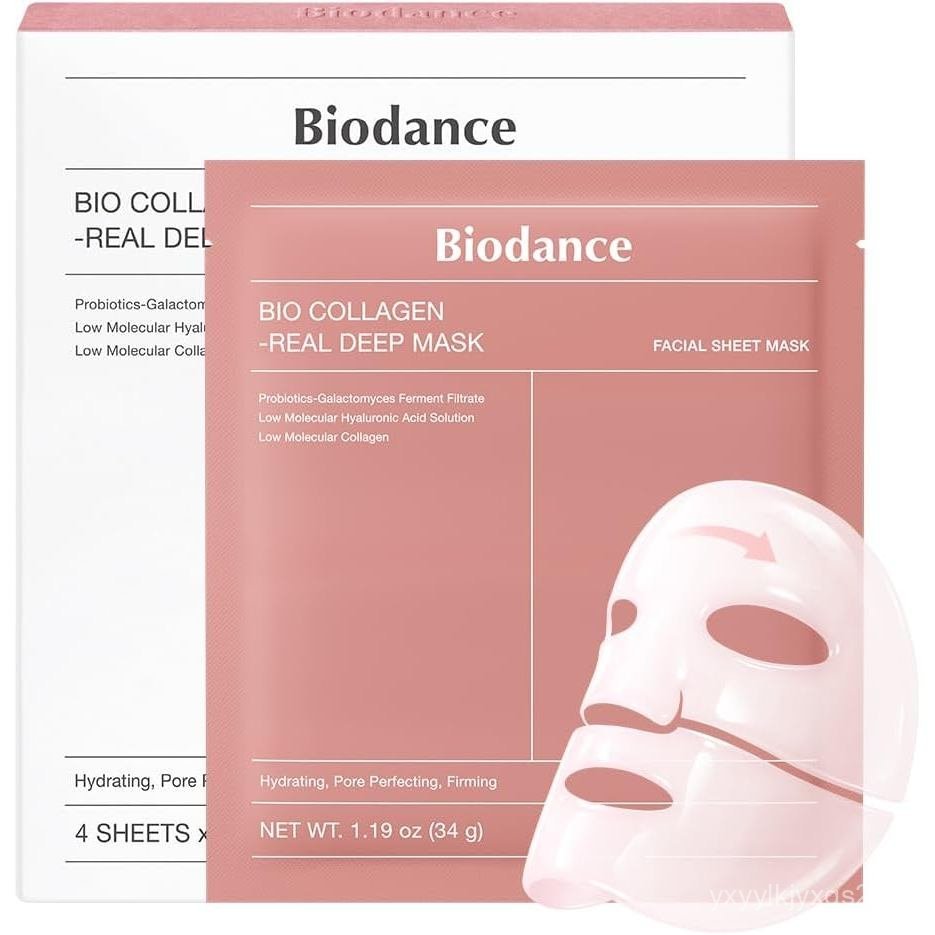 BIODANCE Bio-Collagen Hydrogel Night Mask.4 ชิ้นแพ็ค