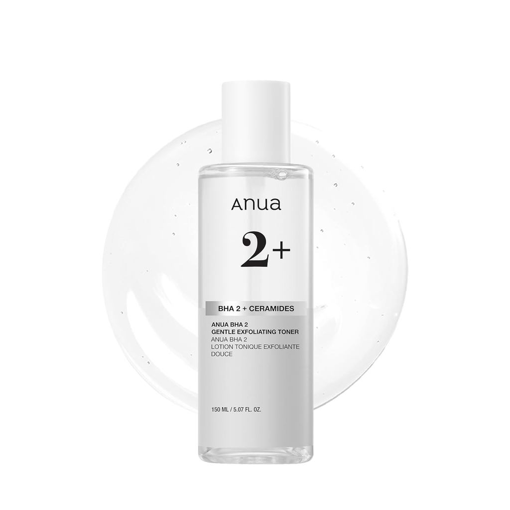 Anua BHA 2 Gentle Exfoliating Toner with Salicylic Acid, Daily Facial Toner for Pore Care and Smooth