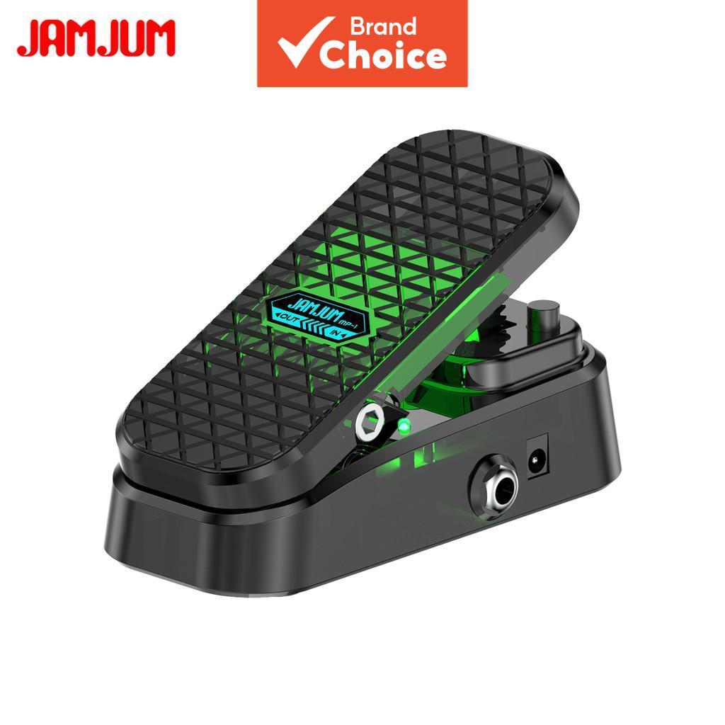 JAMJUM Wah Volume Pedal พร้อมสไลด์เงียบและไม่ต้องใช้ไฟสําหรับกีตาร์แอมป์