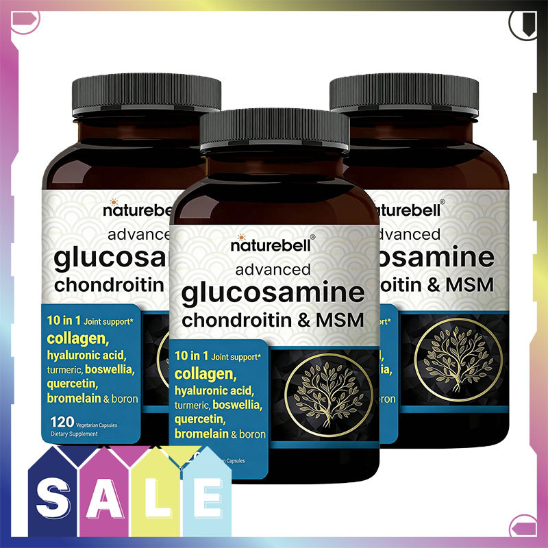 NatureBell Advanced Glucosamine Chondroitin & MSM 10-in-1 บำรุงข้อต่อ กระดูกอ่อน และการเคลื่อนไหว
