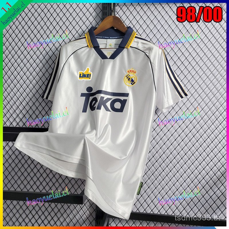 เสื้อยืด Real Madrid 1998/00 ท้องถิ่น Poleras De Futbol ASYP