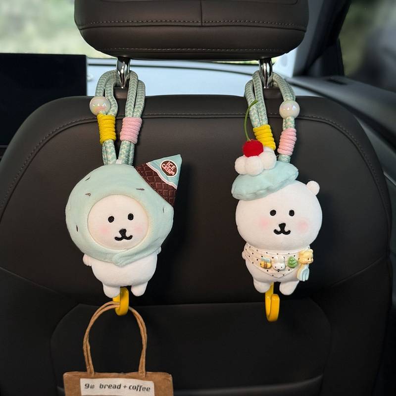 Car Hook Car Cute Doll Car Organizer Hook Car Seat Back Row Storage Hook BiOh