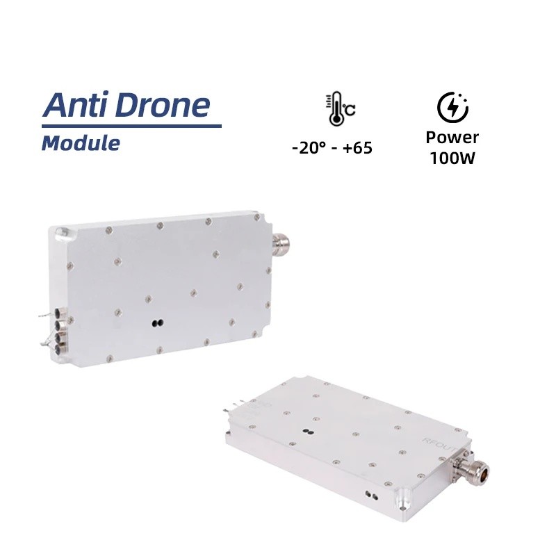 K8M8 Lora 1.1G-1.5G Anti Drone โมดูล 100w FPV UAV Drone Defense LORA โมดูลการสื่อสาร