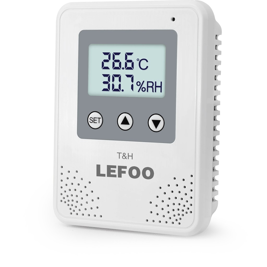 G1U8 LEFOO CE ROHS ได้รับการรับรองจอแสดงผล LCD ความชื้นอุณหภูมิเครื่องส่งสัญญาณเซ็นเซอร์พร้อมฟังก์ชั