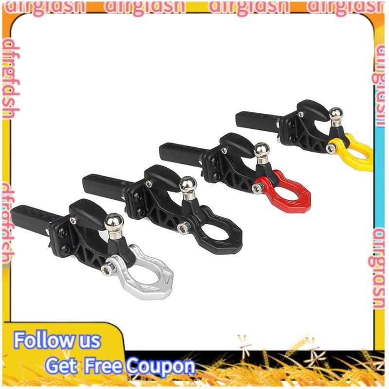 D & F4PCS RC รถอัพเกรด Tow Hook ลากจูงตะขอ 4PCS RC รถอัพเกรด Tow Hook สําหรับ 1/10 1/8 TRX4 SCX10 KM