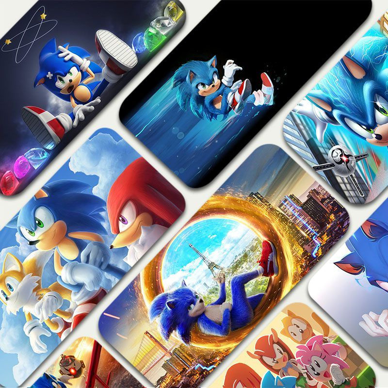 Jo-BANDAI Supersonic Sonic เกม 90x40 ซม.สํานักงานขนาดใหญ่คอมพิวเตอร์แผ่นรองเม้าส์ขนาดใหญ่เบาะแล็ปท็อ