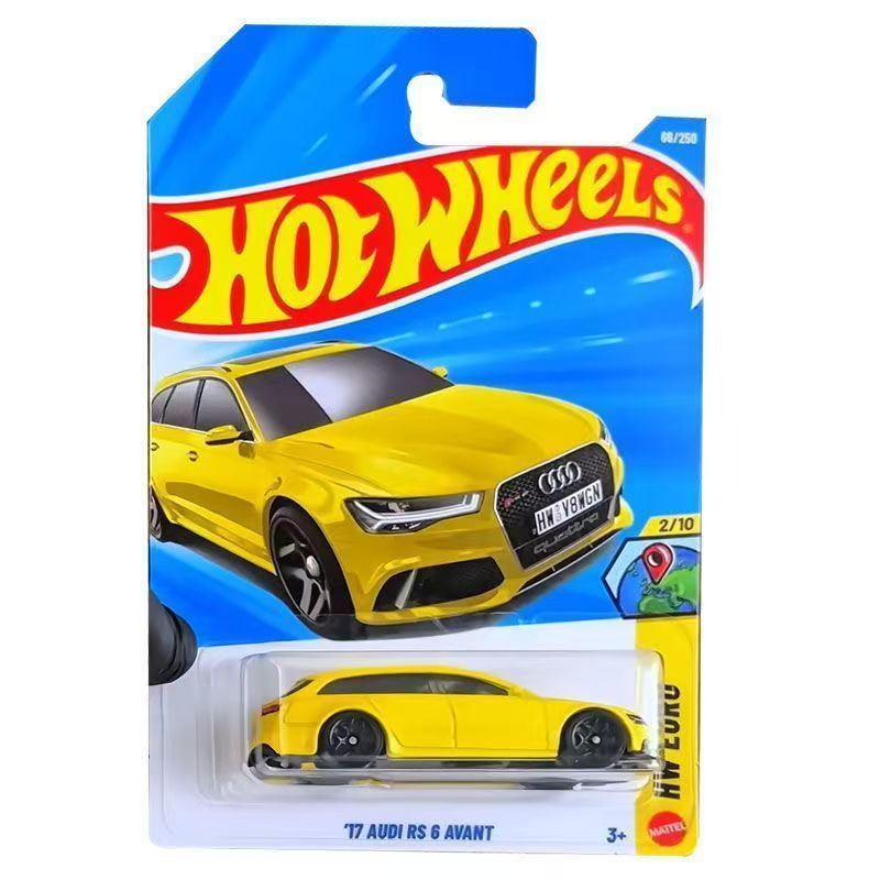 จัดส่งในวันเดียวกัน 26C Hot Wheels C4982 รถจําลองโลหะผสมคอลเลกชันรถรุ่น 26C-66 Audi RS6
