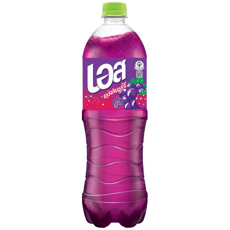 เอสกลิ่นองุ่นผสมราสเบอร์รี่พลัสวิตามินบี 1ลิตร Est Grape Mixed Raspberry 1L [หมายเลขบาร์โค้ด 8851952117078]