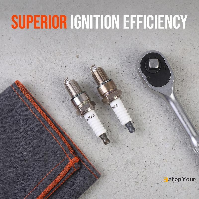 EatopYour] F6RTC หัวเทียนสําหรับ PW50 PW80 PW60 LT50 รถจักรยานยนต์เหมาะสําหรับ 50cc 70cc 90cc 110cc 