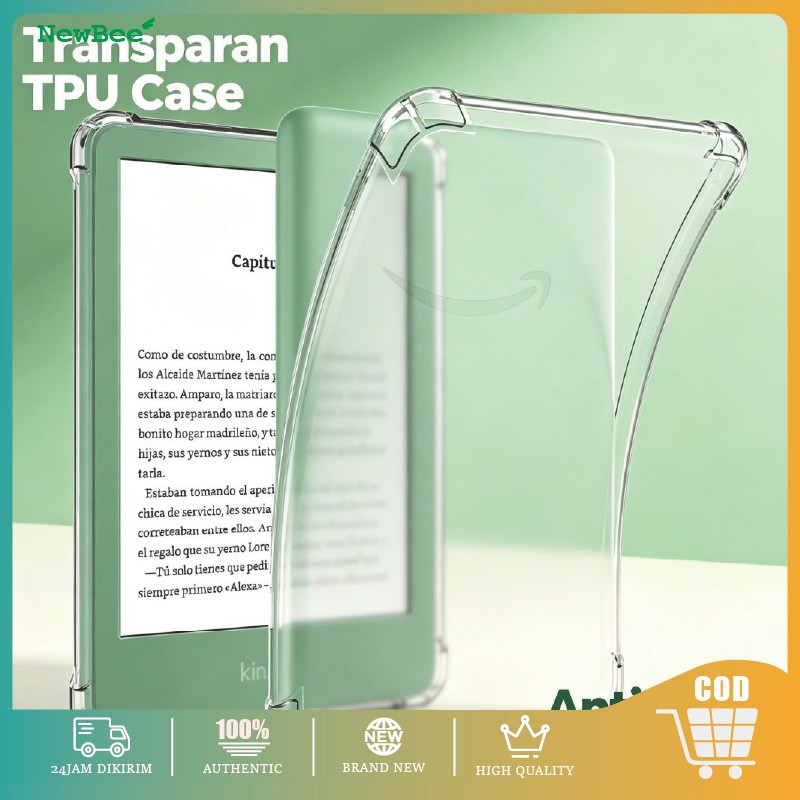 ปลอก Soft Case TPU ซิลิโคนโปร่งใส Slim สําหรับ Kindle 10 11 12Th Gen M2L3EK PQ94WIF M2L3EK M2L4EK ฝา