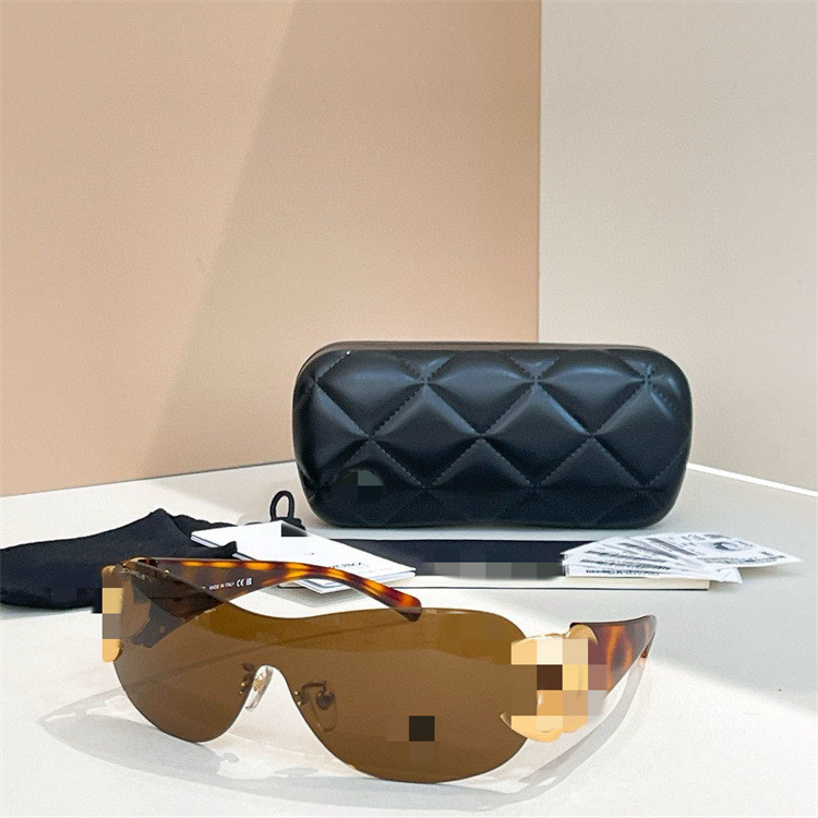 I8YV C``H/ New sunglasses Y2K One-piece sunglasses for women CH4125