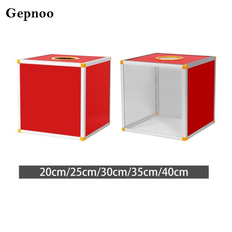 [Gepnoo] Lucky Draw Box Card Ball Storage Container Multifunctional Storage Ticket Box Lottery Box f