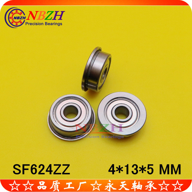 ถ้วยหน้าแปลนสแตนเลส Shi แบริ่ง SF624ZZ F624ZZ F624-2RS DDRF-1340 4 * 13 * 5 SSK2
