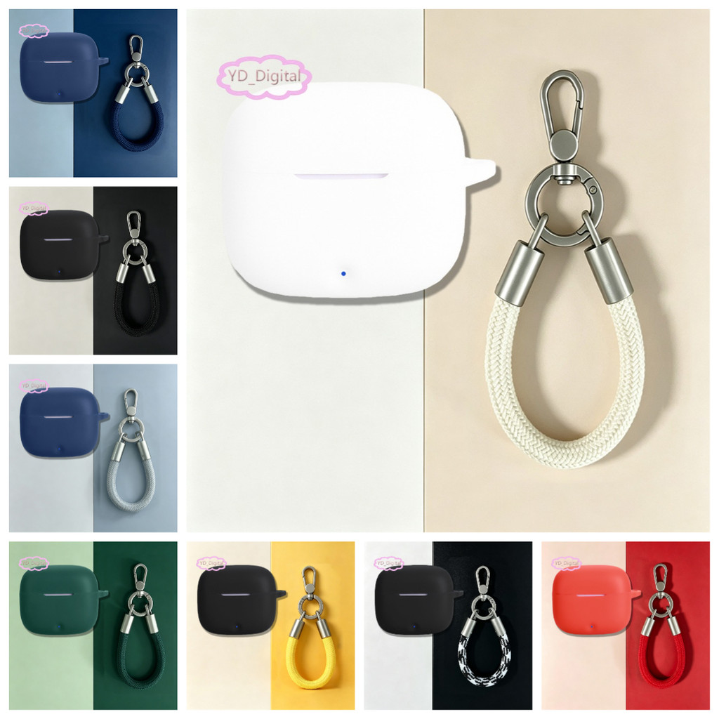 เหมาะสําหรับ Honor Choice EarBuds X7e Active หูฟังซิลิโคนปกอ่อนพร้อม Lanyard Choice EarBuds X7e Acti