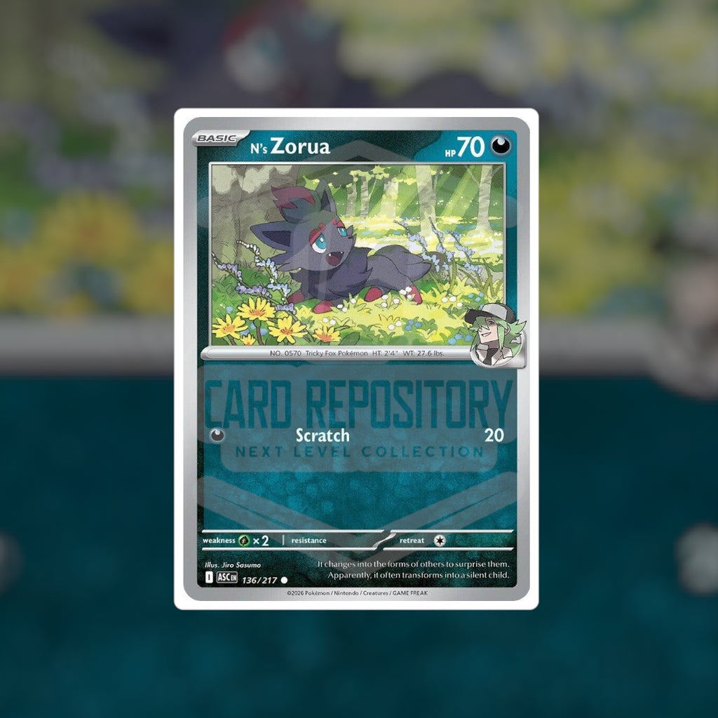 Ns Zorua 136 (NM-LP) Pokemon Singles Playables