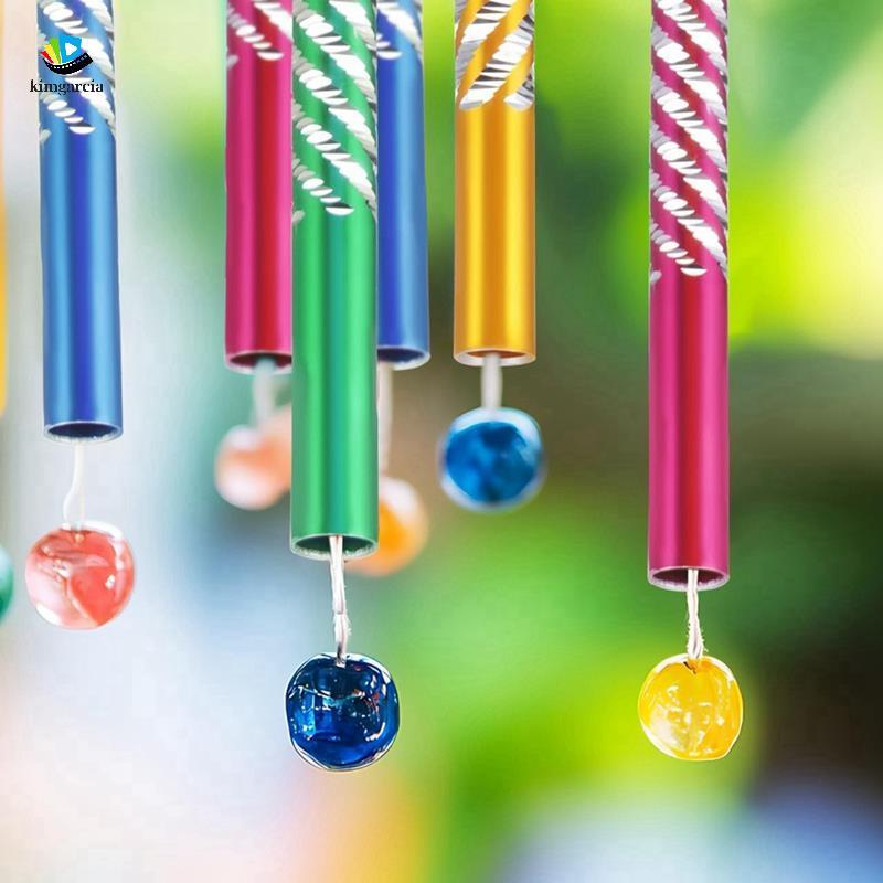 kimgarcia 150 ชิ้น Wind Chime Tubes สําหรับงานฝีมืออลูมิเนียม Wind Chime หลอดที่ว่างเปล่าสําหรับ DIY