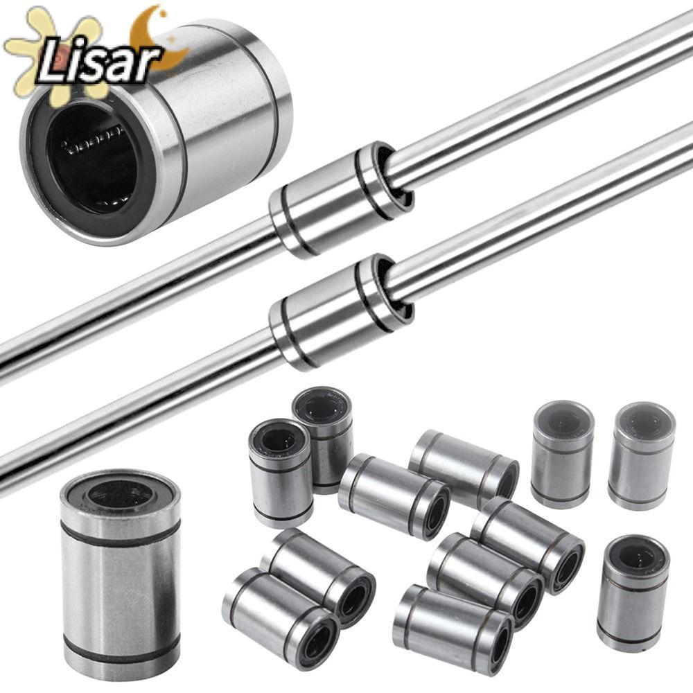 LISAR บูชเหล็กโครเมียม ทนทาน ชุบนิกเกิล LM3UU LM4UU LM5UU LM6UU