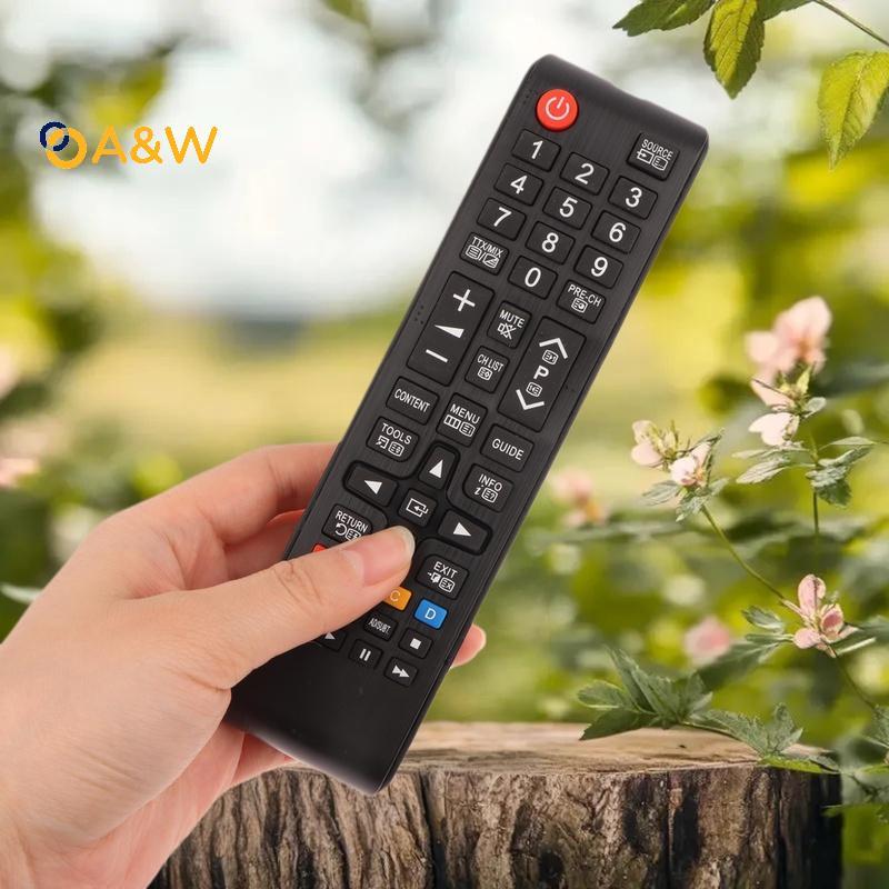 A & W 1 ชิ้นสําหรับทีวี AA59-00602A AA59-005666A AA59-0011A AA59-0019A LCD LED SMART TV รีโมทคอนโทรล