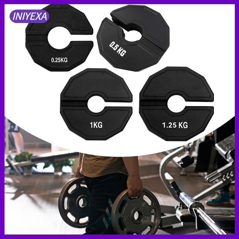 [Iniyexa] Breaking Weight Plate Dumbbell Weight Rubber - saving Portable Plate for Dumbbells Standar